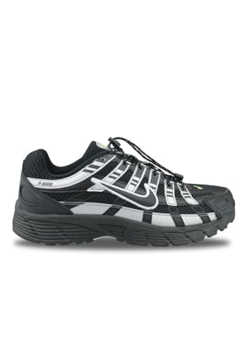 Nike P-6000 GS baskets enfant anti-transpiration et solides noir argent