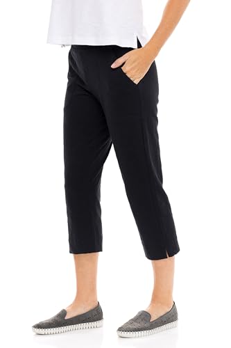 Habitat Clothes Escape Cotton Slub Pocket Pullon Capri Black2