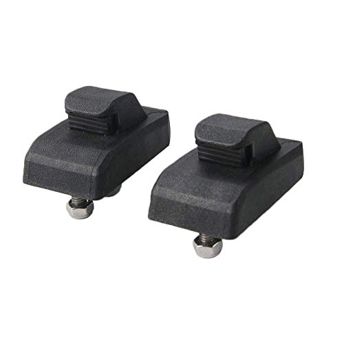 2-Pack Black Stainless Steel Latch Locking Hood Catch for 2018 Jeep Wrangler JL