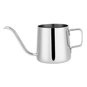 250ml/350ml roestvrijstalen koffiepot, zwanenhals waterkoker druppelen koffie thuis keuken accessoires (250ML-zilver)