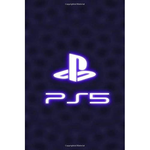 ps5 notebook: official playstation 5 notebook, 120 blank lined pages, 6x9", with glossy cover