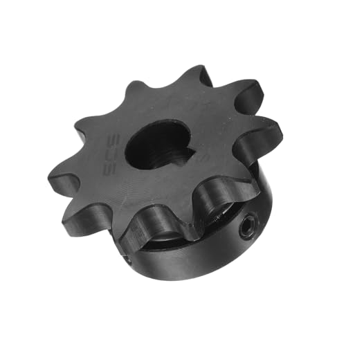 Image of uxcell #50 Chain Roller Sprocket B Type, 7 /8 inch Bore 12 Tooth Single Strand Chain Sprocket, Carbon Steel, Keyway with Set Screws