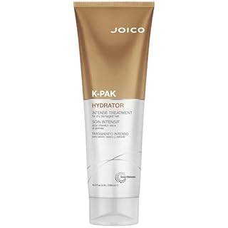 Joico K-PAK Intense Hydrator - Keratin Hair Treatment, Hair Mask for Dry Damaged Hair, Heat Protectant with Rose Hip Oil, Sulfate Free, 250mL
