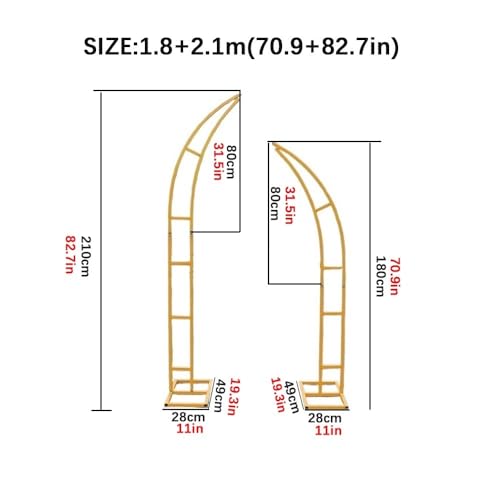 Arche de Mariage en Métal : Support Floral Stable pour Fêtes et Tonnelle