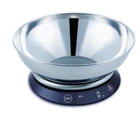 High Accuracy 5kg Digital Kitchen Scale Food Scale Round Tray Stainless 5KG/1G