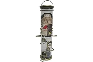 420 Antique Brass Quick Clean Big Tube Feeder - The Bird Feeder...