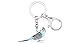 Schlüsselanhänger Acryl Langlackierter Sittich Bird Schlüsselanhänger Schöne Tier Schlüsselanhänger Schmuck Für Frauen Kinder Männer Lustige Geschenkbeutel Charms (Color : A, Size : S)