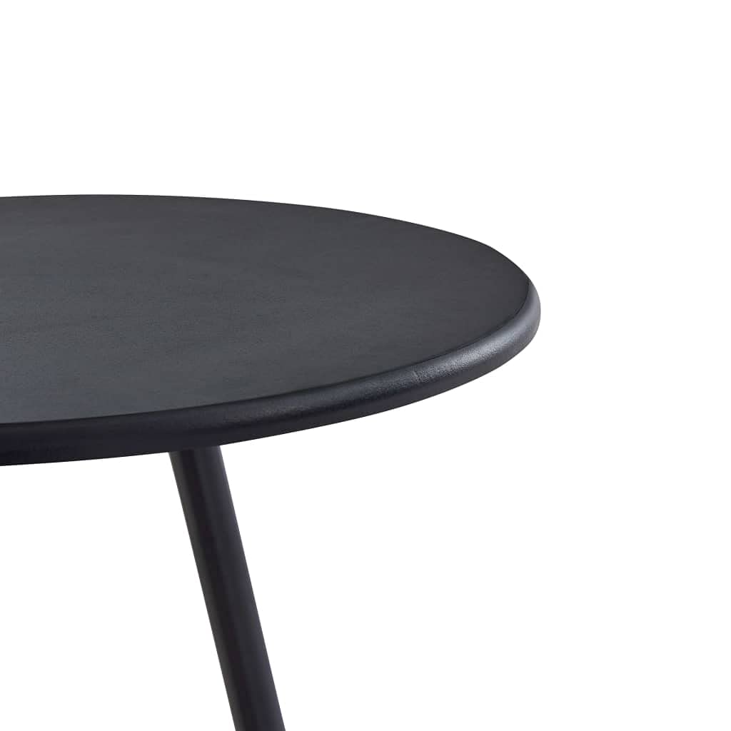 vidaXL Mesa Alta de Cocina MDF Hogar Jardín Salón Bar Comedor Bricolaje Decoración Diseño Estilo Mobiliario Muebles Bufete Tablero 60x107,5 cm Negro