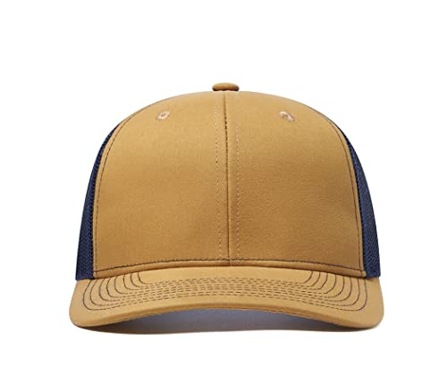 Image of Quanhaigou Trucker Hat - Mesh Snap Back - Unisex Adjustable Baseball Cap - Outdoor Hats for Men Women
