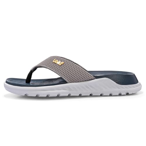 Image of leaf Heel Pain & Swelling Relief Slippers for Men & Women - Unisex Grey Cushioned Comfort Slippers with Arch Support - Pain-Relieving Footwear for Swollen Feet & Heel Pain