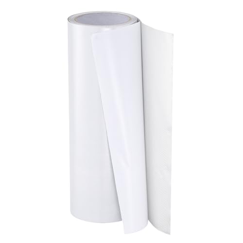 Image of PATIKIL Awning Repair Tape 12 inch x 26ft Waterproof Canvas Tape High Adhesive Tear Repair Patch Kit for PVC Tarpaulin Tent Awning Fabric RV Sail Boat Cover, White