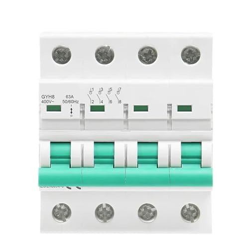 Interruptor principal de 400V corte simultáneo tetrapolar y aislamiento seguro