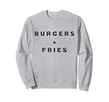 Photo Gallery hamburger + patatine fritte carino foo felpa Photo Gallery hamburger + patatine fritte carino foo felpa