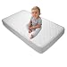 Sealy Stain Protection Waterproof Fitted Toddler & Baby Crib Mattress Pad Cover/Protector, White, 52” x 28”
