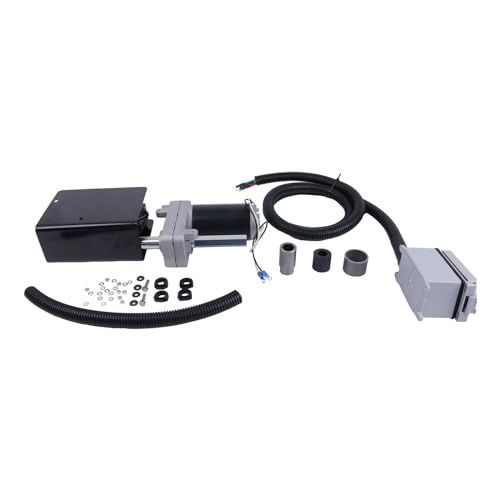 Image of HOLDWELL Electric Powered Trailer Drive Conversion Kit 1824200100 BD1046130-00 BD1824200100 500370 Compatible with Single-Speed Square Jacks - 12V 12000 lbs for RV Trailer Touring car