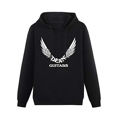 New Dean Guitars Logo Cotton Pullover Long Sleeve Hoody Sweatshirts Black 3XL New Dean Guitars Logo Cotton Pullover Long Sleeve Hoody Sweatshirts Black 3XL