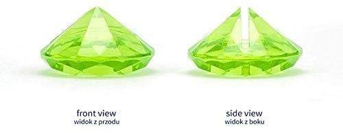 Lot de 10 porte-nom diamant, différentes couleurs Vert pomme