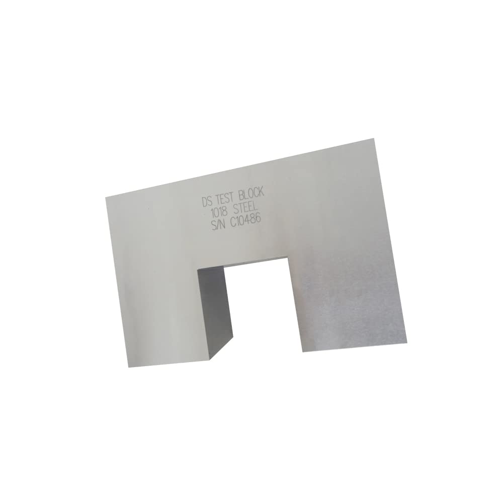YUSHI Ultrasonic Test Block AWS D1.1/D1.1M-2020 (DS),Inch, 1018 Steel