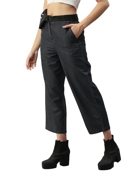 Women Palazzo Woven Bottom Solid Cotton-image-15