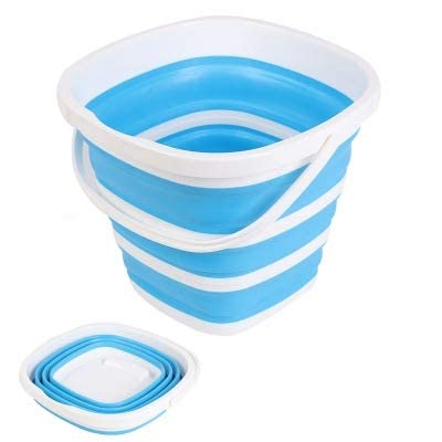 D MARK® Foldable Silicone Buckets Balti for Fishing, Camping, Car Washing, All Other Home/Outdoor/Garden Activities, Bucket 10Ltr (Multicolor) (B08ZYS875Z) Amazon Price History, Amazon Price Tracker