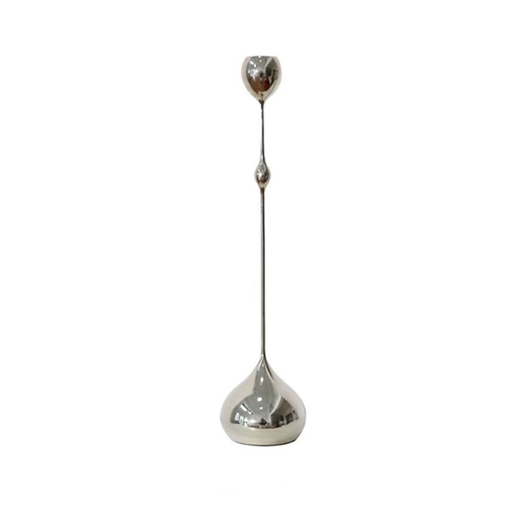 Eines C Andlestick Holders Living Room Bedroom Soft Decoration Silver Home Atmosphere Water Drop Andlestick Ornaments Andlesticks Holders For Home Decor(C)