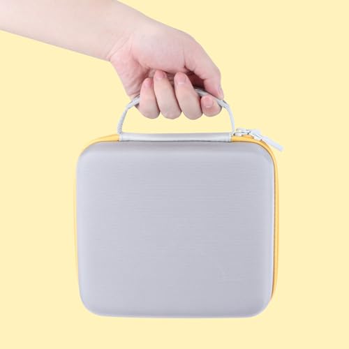 Image of Hard Case Replacement for Kodak Dock Plus 4PASS / Kodak Dock Premium 4x6 Portable Instant Photo Printer (White + Yellow Case)