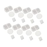 COLLBATH 8 セット 花猫噴水フィルター 猫フィルターエレメント White