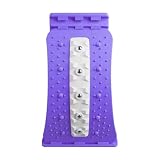 Cracker Board lombare, 34 x 22 cm, dispositivo ergonomico per spaccare la colonna vertebrale, strumento multifunzionale per alleviare i muscoli delle spalle, allungatore della schiena in polipropilene