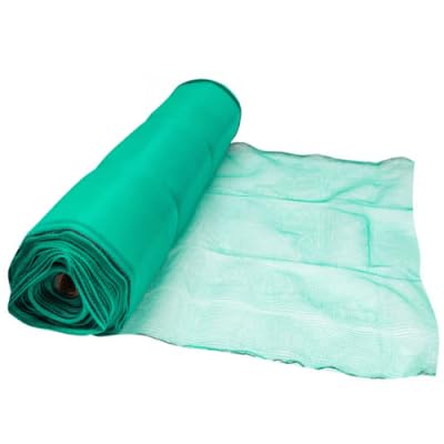 Green Debris Scaffold Garden Netting/Windbreak Shade, Crop Protection, Allotments Screen, Mesh Sheet, Anti Bird Net 5m 10m 20m 50m 100m (2m x 20m)