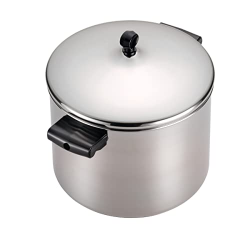 Image of Farberware Classic Stainless Steel 6-Quart Stockpot with Lid, Stainless Steel Pot with Lid, Silver (Pack of 3)