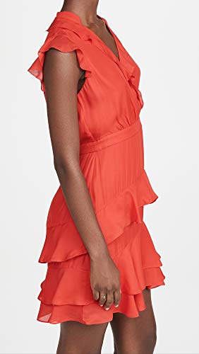 Parker Women's Tangia Flutter Sleeve Short Dress, Flare, 6 #TOP3