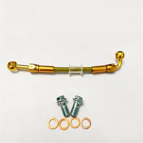 Durite de frein inox 250cm flexible embrayage moto raccord banjo M10 90°