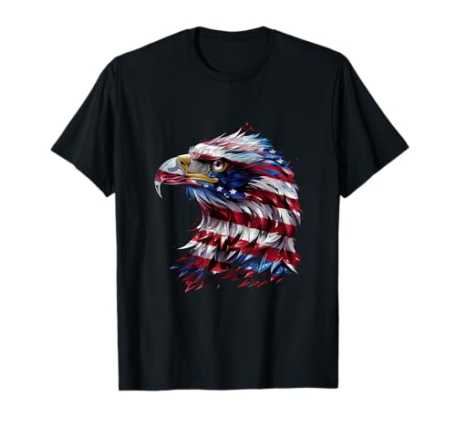 American Flag Freedom Eagle USA Pride -- Camiseta