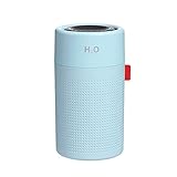 Gran capacidad y alimentado por USB: nuestro humidificador puede almacenar agua con una capacidad de hasta 750 ml e hidratar el aire hasta 20 horas. Los humidificadores se pueden alimentar mediante un cable USB. Sin adaptador de CA en la caja.