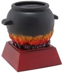 Chili Pot Color Resin Trophy, Small - 4 Inch Tall | Chili Cook-Off Award - Engraved Plate on Request - Decade Awards