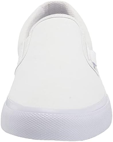 DC Men's Manual Slip-ON Skate Shoe, White, 13 | Image 1
