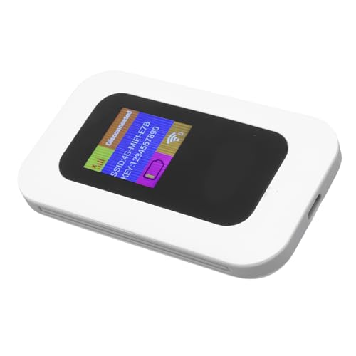 Cuifati 4G LTE USB -Modem, mit SIM -Kartensteckplatz, 300 Mbit/S Entsperrtem Mobile -Router -SIM -Slot, Pocket Mobile Hotspot Unterstützt B1, B3, B5, B40 für Office Travel Camping