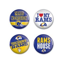 NFL Round Button (4 Pack)