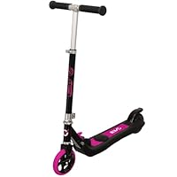 EVO Electric Scooter With Lithium Battery VT1 | Pink E-Scooter For Kids' | 100W Motor, 21.6V, Top Speed 8KM/H, Max Weight 50kg, Folding E-Scooter, For Both Boys & Girls Kids Ages 6+