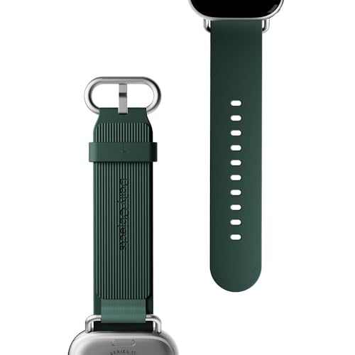 Image of DailyObjects Ellipse Leather Watch Strap Compatible with Apple Watch Series 11 /10 (42mm) | Series 9 /8 /7 41mm, SE3 /SE2 /SE /6 /5 /4 (40mm) | Series 3 38mm -Watch Not Included