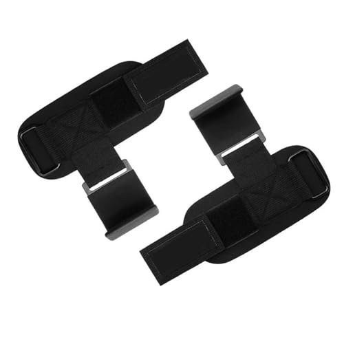 Ganchos resistentes para dominadas pesadas con correas acolchadas de gym 3