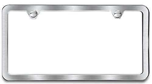 Autostuff - Camisasca Brushed Finish 2 Hole License Frame #TOP20
