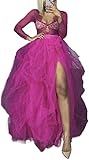 Material: la falda larga de tutú para mujer está hecha de poliéster de alta calidad + malla, tela suave, agradable al tacto, elástica, ligera, transpirable y cómoda de llevar.