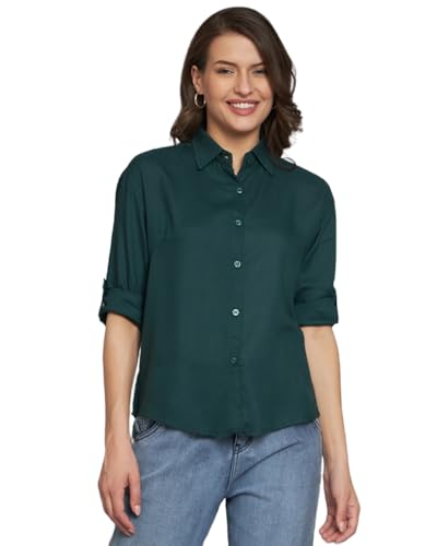 Image of FUNDAY FASHION Women's Rayon Blend Regular Fit Long Sleeve All Purpose Shirt