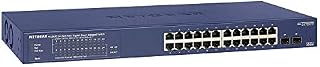NETGEAR 24-Port Gigabit Ethernet Smart Managed Pro PoE Switch (GS724TP) - with 24