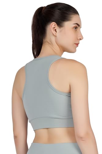 Image of Sports Bra for Women | Non-Padded High Support Gym, Yoga & Running Bra | Seamless Sweat-Wicking Polyester Workout Bra