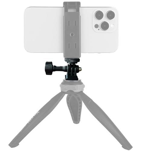 OctinPris 1/4\" Adapter Screw Head Camera Mount, Tripod Mount Adapter, CNC Aluminum Conversion Adapter for Gopro Hero, Osmo Action, insta360, Sjcam Action Camera Accessories, Selfie Stick Monopod - Thumbnail 4