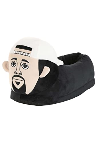 Jay & Silent Bob Character Slippers for Adults - Plush Anti-Slip Cushioned Slippers - Officially Licensed4