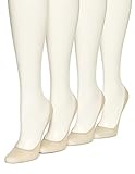 HUE Women's Sheer Liner Socks, 4 pair pack