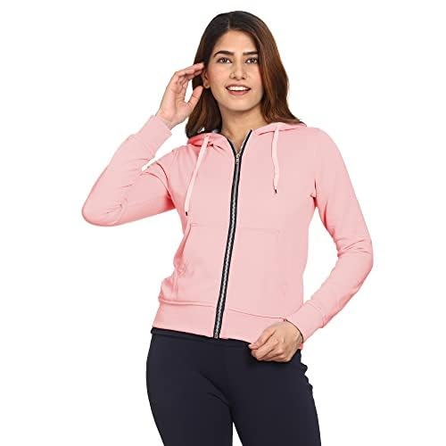 roarers Women POLYFLEECE Cotton Winter Full Sleeves Jacket Type Sweatshirt with Zipper for Women-picture-53